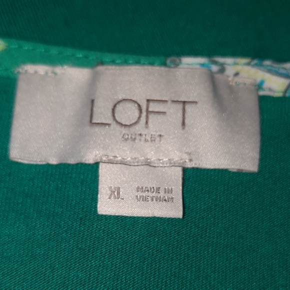 Loft Outlet Short Sleeve Blouse XL - Picture 4 of 5